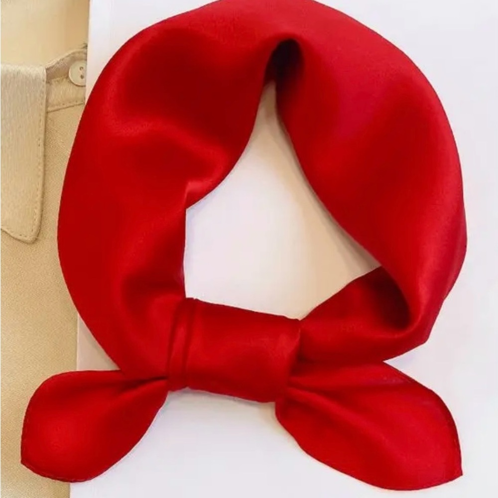 Luxurious 100% Raw Silk Square 20” Different Colors Scarf By Fun Silk